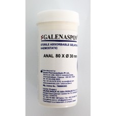 GalenaSpon Hemostatik Sponç, Anal