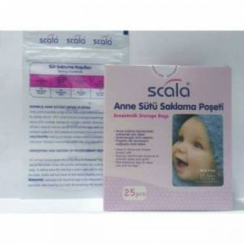 SCALA SÜT SAKLAMA POŞETİ 25'Lİ
