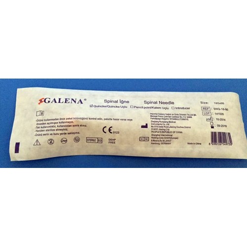 GALENA Spinal Anestezi İğnesi