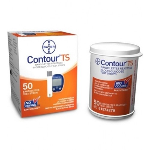 Bayer Contour TS 50 Adet Şeker Ölçüm Çubuğu