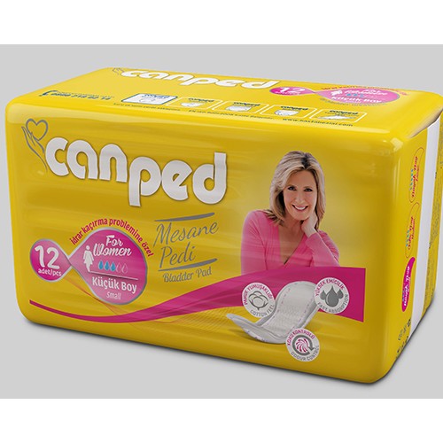 Canped Kadın Mesane Pedi Small 12'li